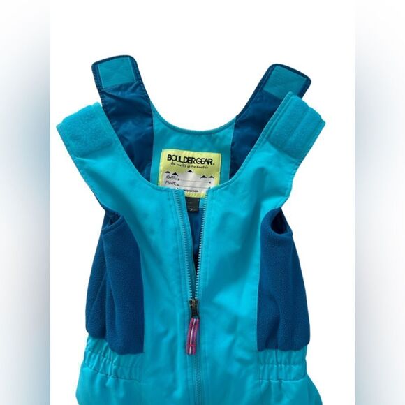 BOULDER GEAR Youth Kids Winter Snow Ski Bib Overalls Snowsuit Pants $98 Size 7 - Picture 9 of 16